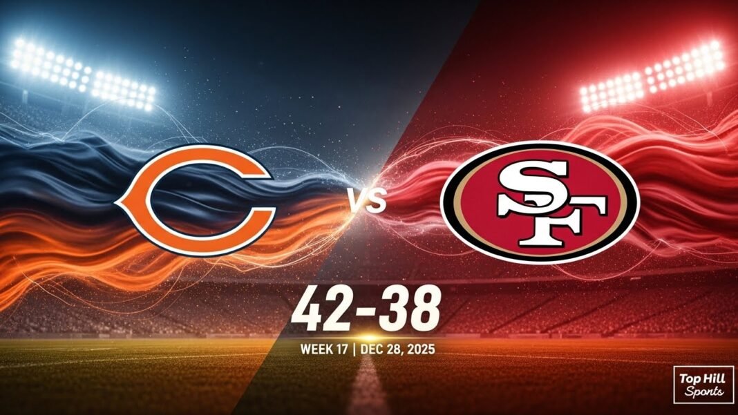 Chicago Bears vs San Francisco 49ers Match Player Stats (Dec 28, 2025)
