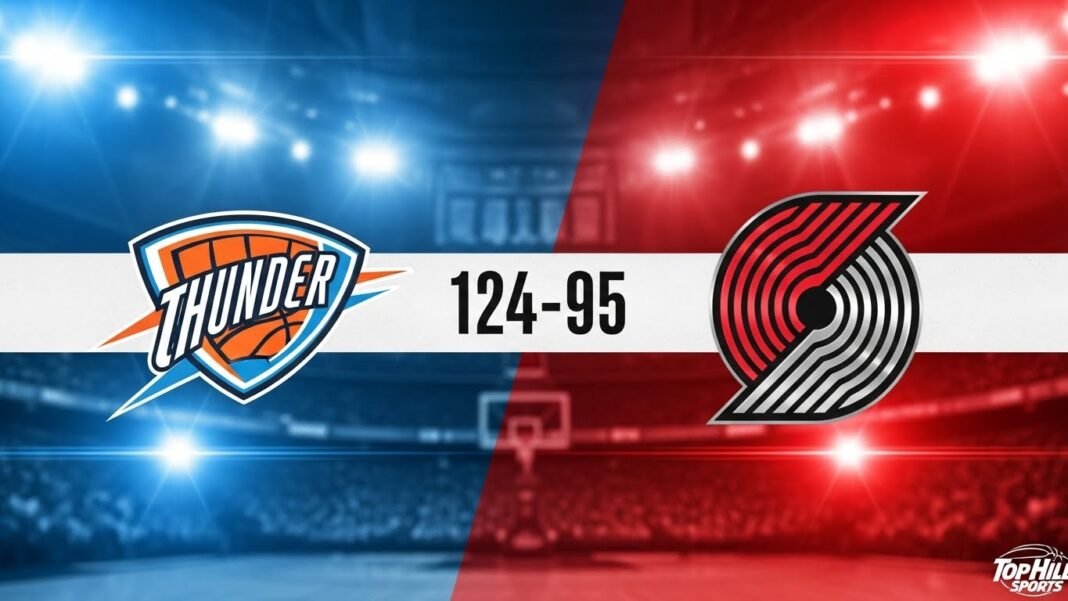 Oklahoma City Thunder vs Portland Trail Blazers Match Player Stats (Dec 31, 2025)