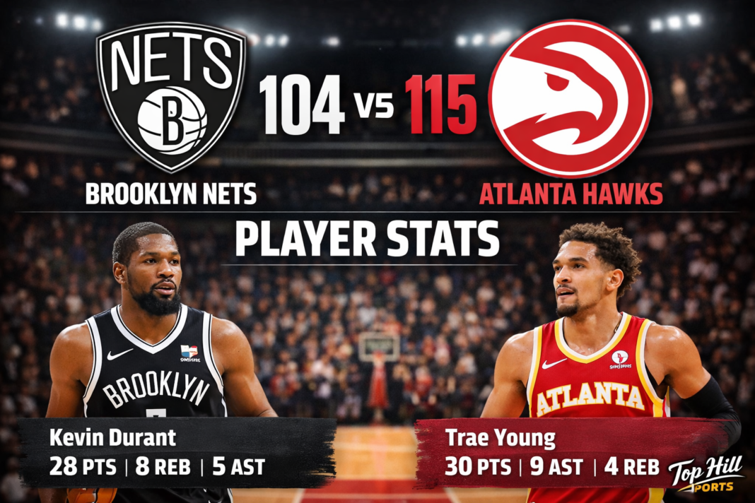 Brooklyn Nets vs Atlanta Hawks Match Player Stats (Feb 22, 2026)
